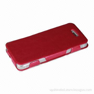Leather Case for iPhone 5, Hot Bending